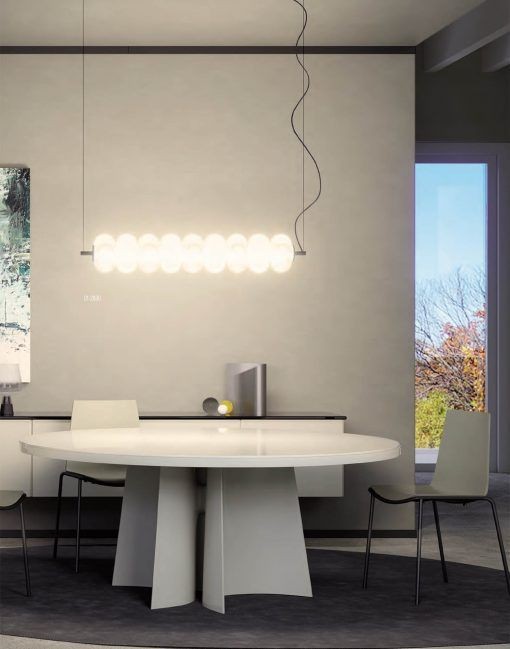 LAMPA WISZĄCA JACO LED CZARNO BIAŁA