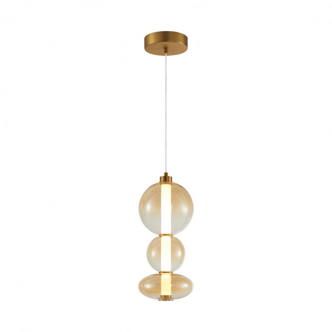 LAMPA WISZĄCA SONTE LED ANTYCZNY BRĄZ