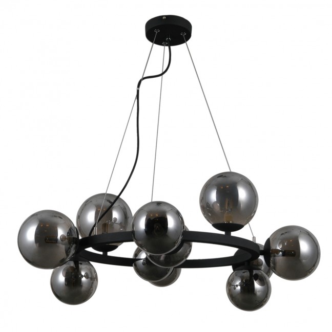 LAMPA WISZĄCA MONTORA CZARNA