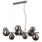 LAMPA WISZĄCA CANELLO 10 CZARNY CHROM