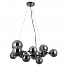LAMPA WISZĄCA CANELLO 11 CZARNY CHROM