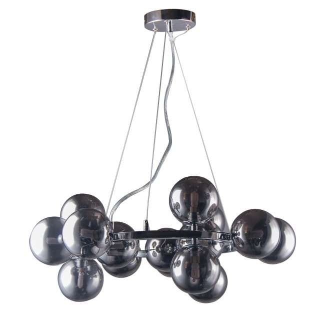 LAMPA WISZĄCA MARBELIO CZARNY CHROM