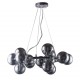 LAMPA WISZĄCA MARBELIO CZARNY CHROM