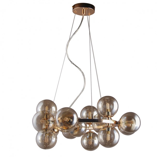 LAMPA WISZĄCA MARBELIO ZŁOTA