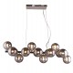 LAMPA WISZĄCA MARBELIO CZARNY CHROM