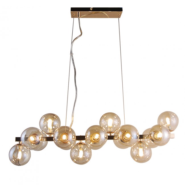 LAMPA WISZĄCA MARBELIO ZŁOTA