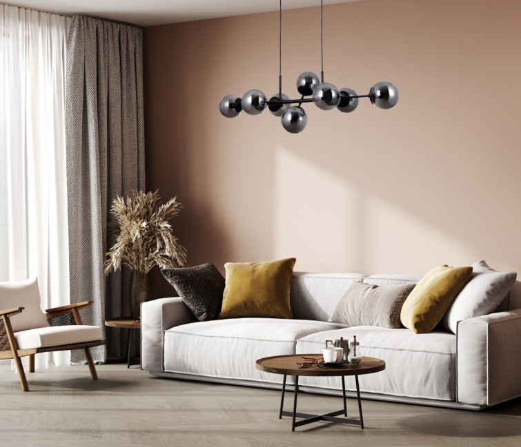 LAMPA WISZĄCA MOLITE CZARNA