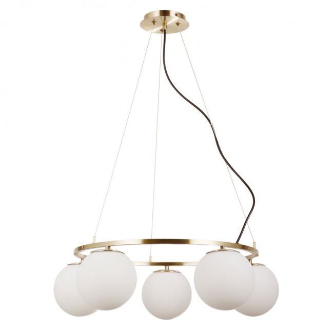 LAMPA WISZĄCA LAROSA 5 BRĄZ ANTYCZNY
