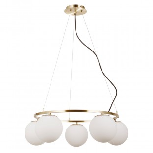 LAMPA WISZĄCA LAROSA 5 BRĄZ ANTYCZNY