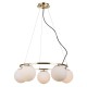 LAMPA WISZĄCA LAROSA 5 BRĄZ ANTYCZNY