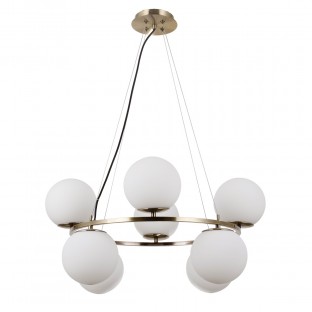 LAMPA WISZĄCA LAROSA 8 BRĄZ ANTYCZNY