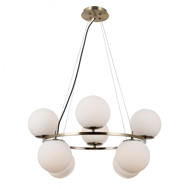 LAMPA WISZĄCA LAROSA 8 BRĄZ ANTYCZNY