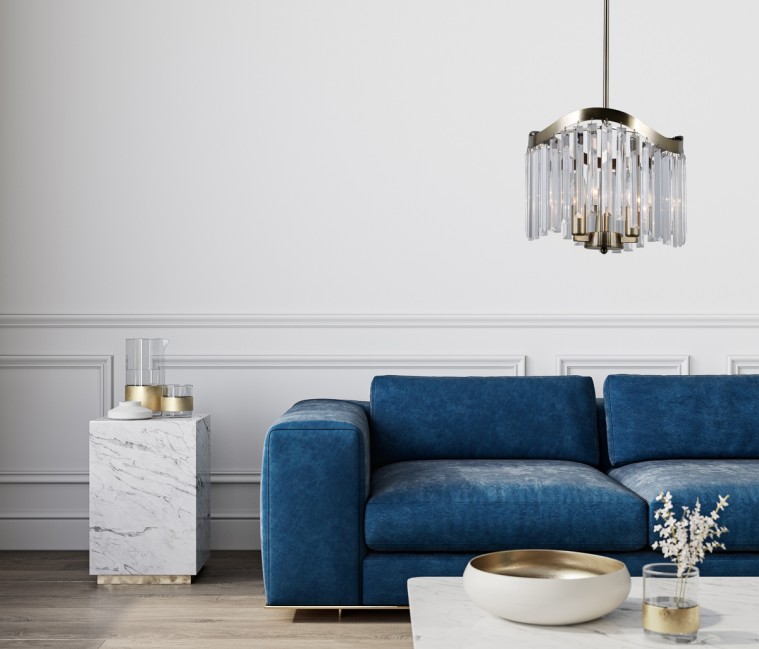 LAMPA WISZĄCA SABRIGA 3 BRĄZ ANTYCZNY