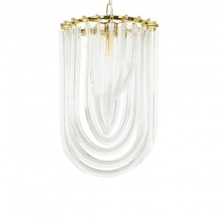 LAMPA WISZĄCA MURANO S ZŁOTA