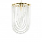 LAMPA WISZĄCA MURANO S ZŁOTA