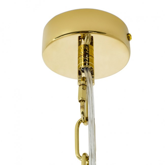 LAMPA WISZĄCA MURANO S ZŁOTA