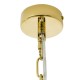 LAMPA WISZĄCA MURANO S ZŁOTA