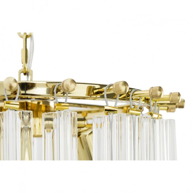 LAMPA WISZĄCA MURANO S ZŁOTA