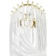 LAMPA WISZĄCA MURANO S ZŁOTA