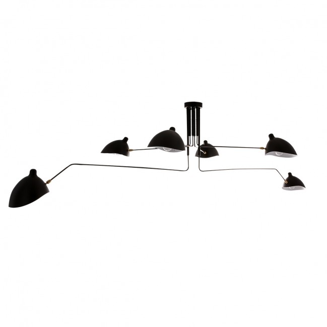 LAMPA WISZĄCA DAVIS 6 CZARNA
