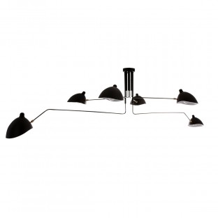 LAMPA WISZĄCA DAVIS 6 CZARNA