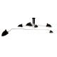 LAMPA WISZĄCA DAVIS 6 CZARNA