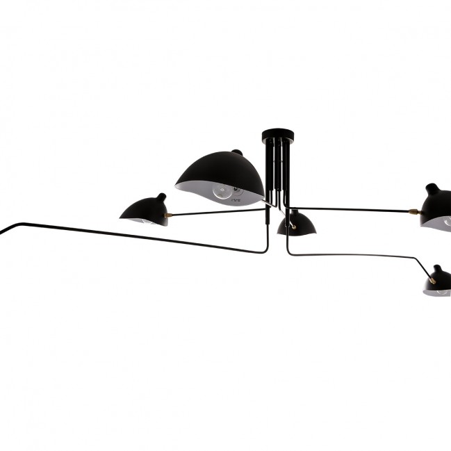 LAMPA WISZĄCA DAVIS 6 CZARNA