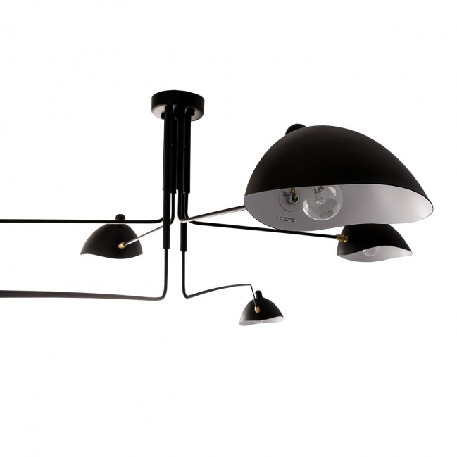 LAMPA WISZĄCA DAVIS 6 CZARNA