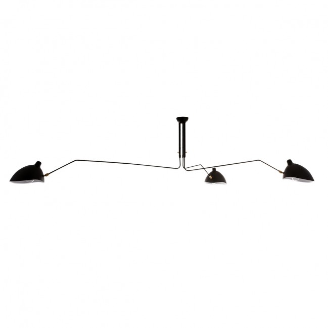 LAMPA WISZĄCA DAVIS 3 CZARNA