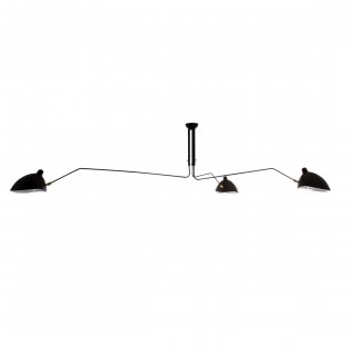 LAMPA WISZĄCA DAVIS 3 CZARNA