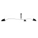 LAMPA WISZĄCA DAVIS 3 CZARNA