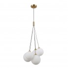 LAMPA WISZĄCA PERLOS 5 MOSIĄDZ MIODOWY