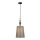 LAMPA WISZĄCA NEROM CZARNO SZARA