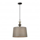 LAMPA WISZĄCA NEROM CZARNO SZARA