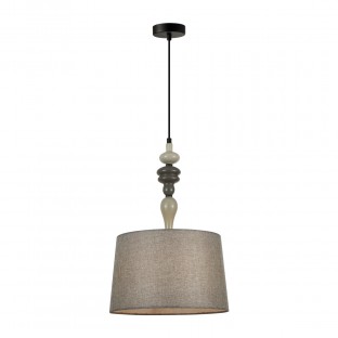 LAMPA WISZĄCA NEROM CZARNO SZARA