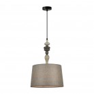 LAMPA WISZĄCA NEROM CZARNO SZARA