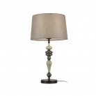 LAMPA STOŁOWA NEROM CZARNO SZARA