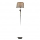 LAMPA PODŁOGOWA NEROM CZARNO SZARA