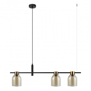 LAMPA WISZĄCA SERVIO 3 BURSZTYNOWA