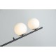 LAMPA WISZĄCA SANTANDER CZARNA