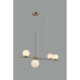 LAMPA WISZĄCA SANTANDER ZŁOTA
