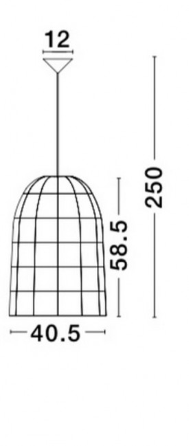 LAMPA WISZĄCA AURORA RATTAN