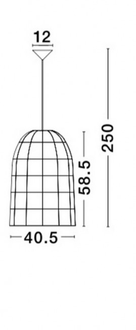 LAMPA WISZĄCA AURORA RATTAN BIAŁY