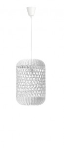 LAMPA WISZĄCA AURORA RATTAN BIAŁY