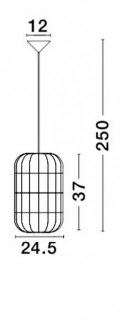 LAMPA WISZĄCA AURORA RATTAN BIAŁY