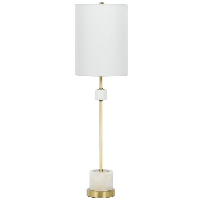 Lampa stołowa Bari szczotkowany mosiądz