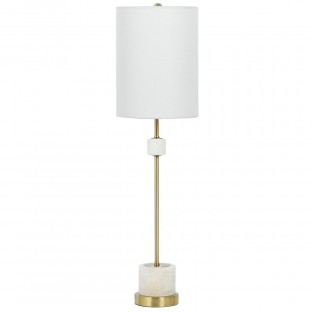 Lampa stołowa Bari szczotkowany mosiądz