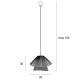LAMPA WISZĄCA AMALFI II NATURAL