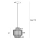 LAMPA WISZĄCA LABRIZ NATURAL