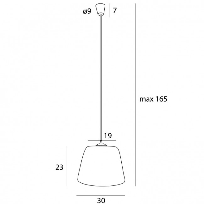 LAMPA WISZĄCA POT